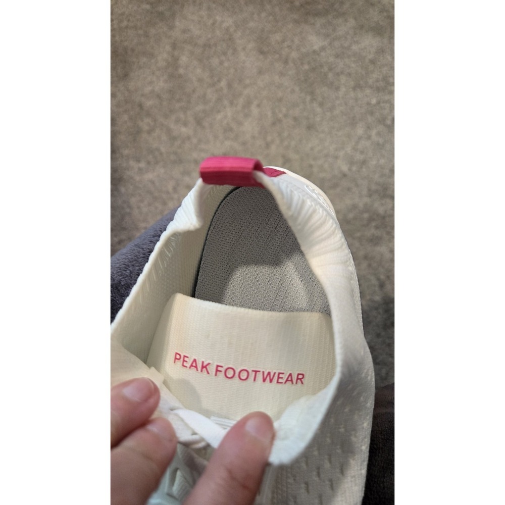 Peak Footwear Barefoot Shoes Womens 7 7.5 EU 38 White Pink Minimalist Wide Toe - Picture 6 of 8